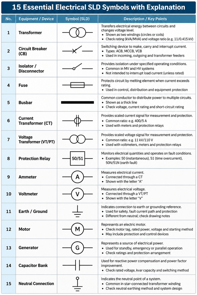 How to Read an Electrical Single Line Diagram: 7 Easy Steps ...